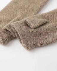 Fingerless Cashmere Knit Gloves