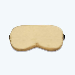 Ice Compress Silk Eye Mask Adjustable Gold