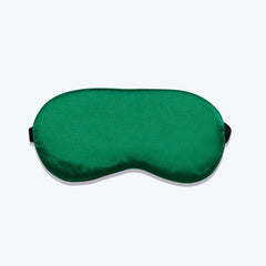 Ice Compress Silk Eye Mask Adjustable Green