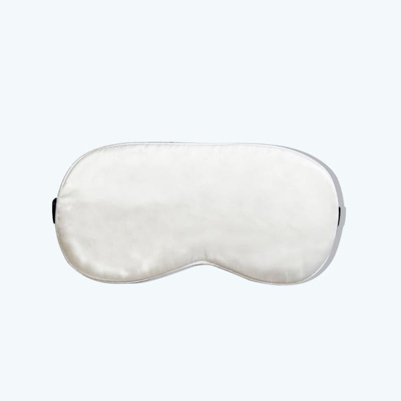 Ice Compress Silk Eye Mask Adjustable White