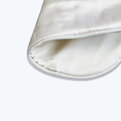 Ice Compress Silk Eye Mask Adjustable White