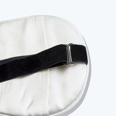 Ice Compress Silk Eye Mask Adjustable White