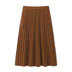 Pure Cashmere A-Line Skirt
