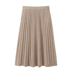 Pure Cashmere A-Line Skirt