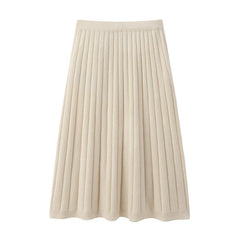 Pure Cashmere A-Line Skirt