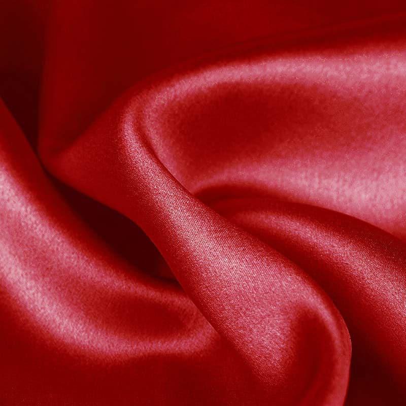 Kid's Long Sleeve Silk Pajamas Set Burgudny