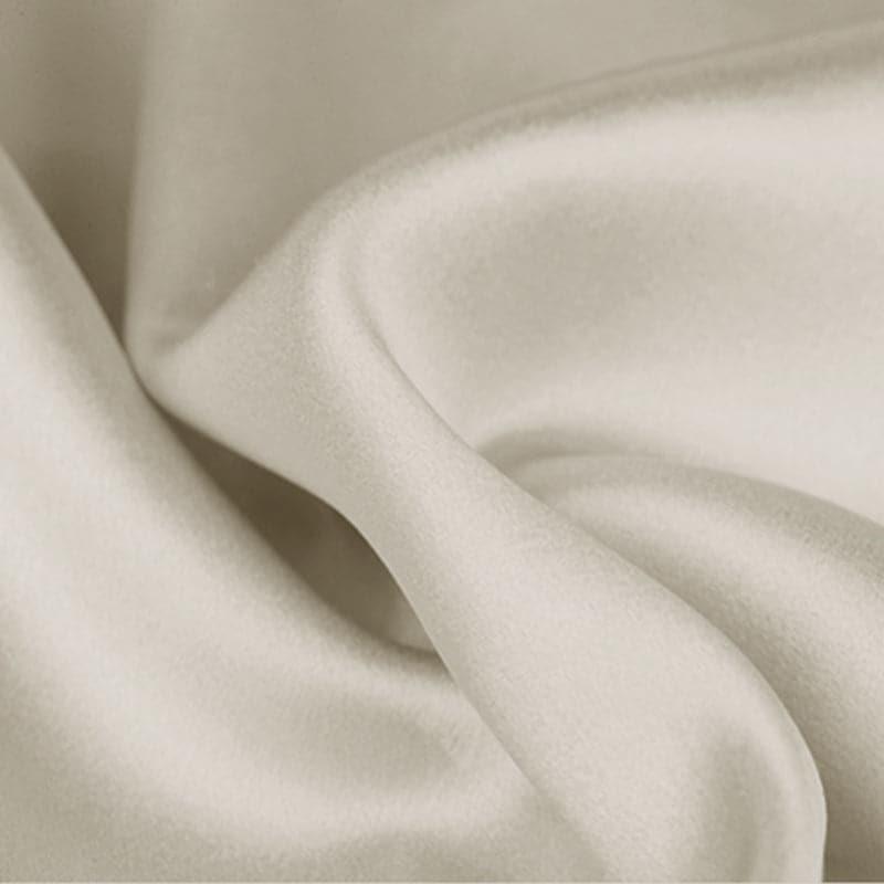 Kid's Silk and Velvet Reversible Robe for Winter Champagne