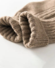 Knit Cashmere Crew Socks
