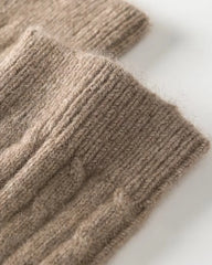 Knit Cashmere Crew Socks