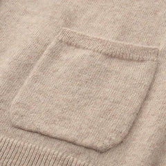 Knitted Cardigan Warm Cashmere Sweater Camel