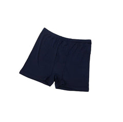 Large Elasticity Knit Soft Silk Boxer Shorts Navy