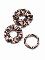 Leopard Fashion Silk Hair Bands Scrunchy