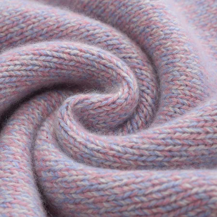 Lilac Cashmere Cardigan with Pearl Button