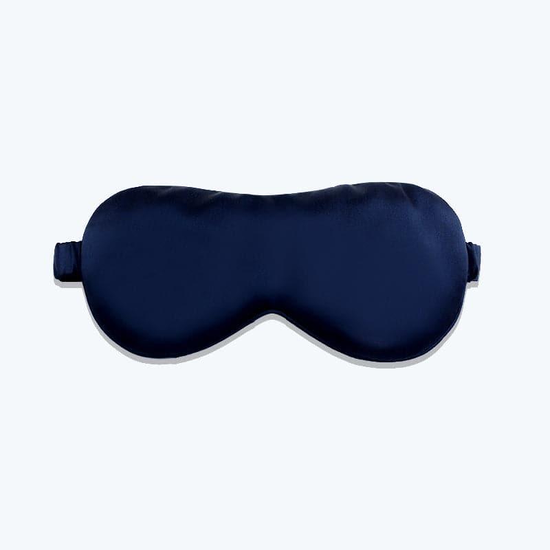 Long Fiber Silk Eye Mask Navy