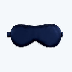 Long Fiber Silk Eye Mask Navy