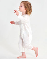 Long Sleeve Button Down Baby Silk Onesies