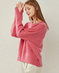 Loose Round Neck Cashmere Sweater
