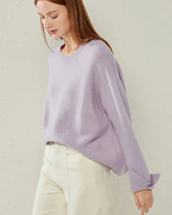 Loose Round Neck Cashmere Sweater
