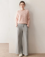 Luxury Cable Knit Cashmere Sweater