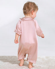 Doll Collar Baby Silk Onesies
