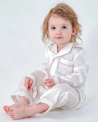 One-piece Baby Silk Pajamas