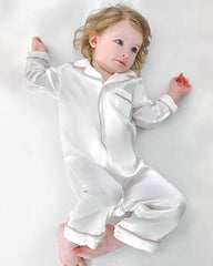One-piece Baby Silk Pajamas