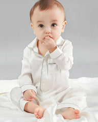 One-piece Baby Silk Pajamas