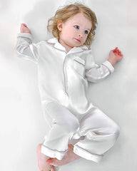 One-piece Baby Silk Pajamas