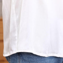 Men's Basic Silk Short T-Shirt White