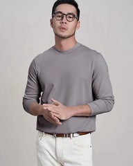 Men's Long Sleeve Silk Jersey