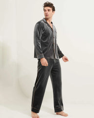 Men's Silk Velvet Pajamas