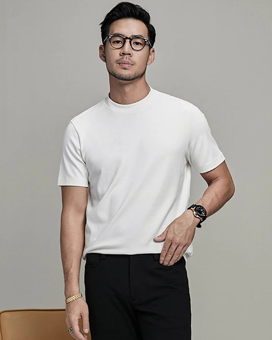 Men's Slim Fit Silk Jersey