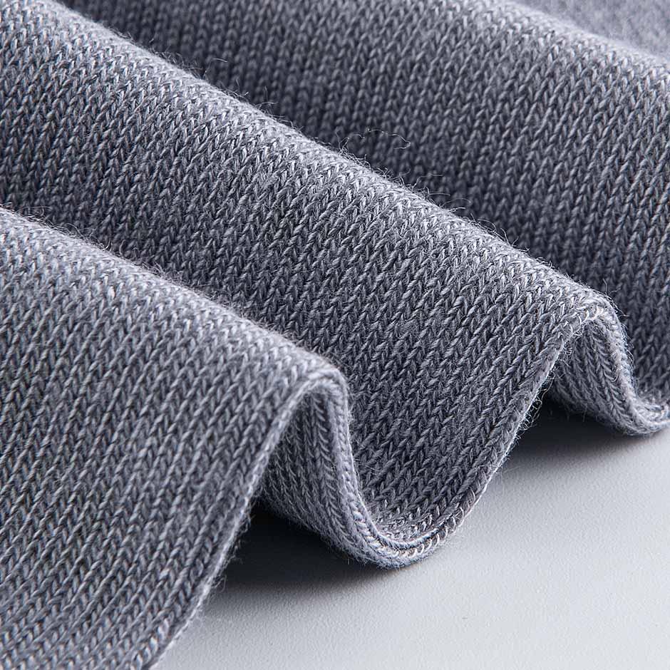 Mesh Knit Skin-friendly Men's Silk Socks Grey