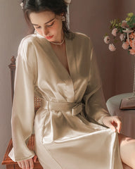 Midi Washable Silk Robe