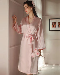 Midi Washable Silk Robe