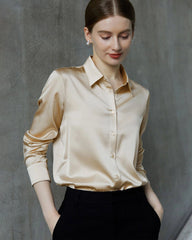Mulberry Silk Long Sleeve Shirt for Women