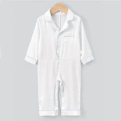 One-piece Baby Silk Pajamas