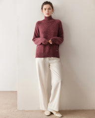 Oversized Women’s Cashmere Turtleneck Sweater