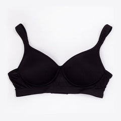 Perfect Shape Silk T Shirt Bra Black
