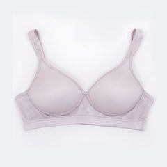 Perfect Shape Silk T Shirt Bra Grey
