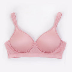 Perfect Shape Silk T Shirt Bra Pink