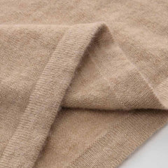 Pure Cashmere Camisole Design Sweater Camel