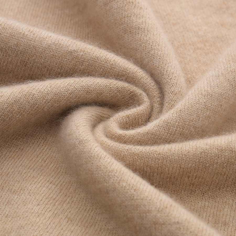 Pure Cashmere Camisole Design Sweater Camel