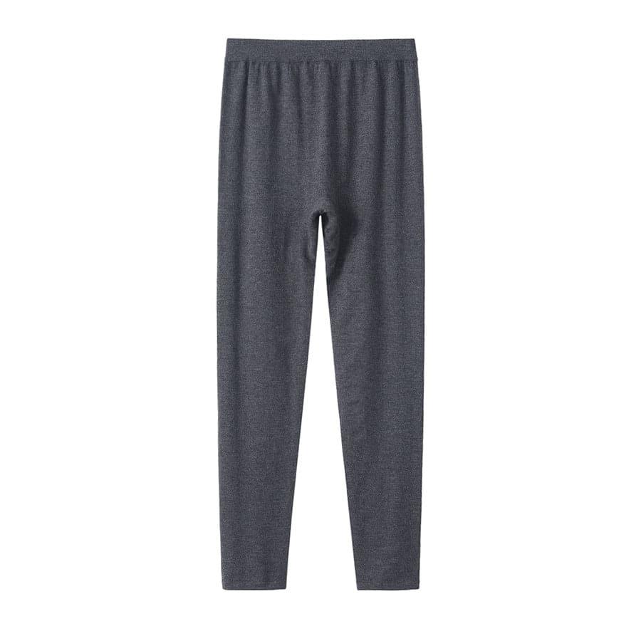 Pure Cashmere Pants for Women Grey