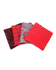 Red Base Printed Men's Handkerchief