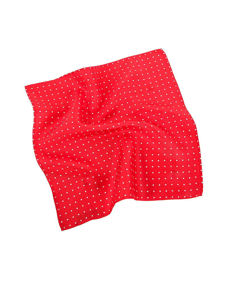 Red Base Printed Men's Handkerchief