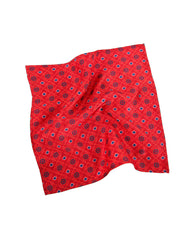 Red Base Printed Men's Handkerchief
