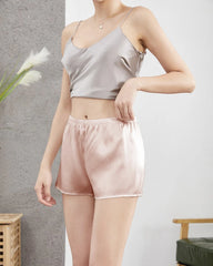 Satin Silk Women Leggings Panties Shorts