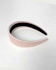 Silk 4cm Wide Border Hairband Pink