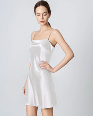 Silk Black Mini Cami Dress